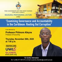 Inaugural Professorial Lecture by Professor Philmore Alleyne