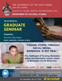 Graduate Seminar Presented by Denise Springer