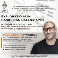 Explorations in Caribbean Calligraphy