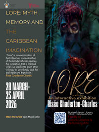 Department of Cultural Studies in partnership with Risée Chaderton-Charles