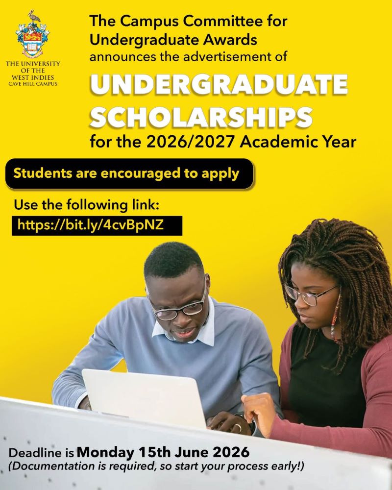 Undergrad scholarships flyer 2026