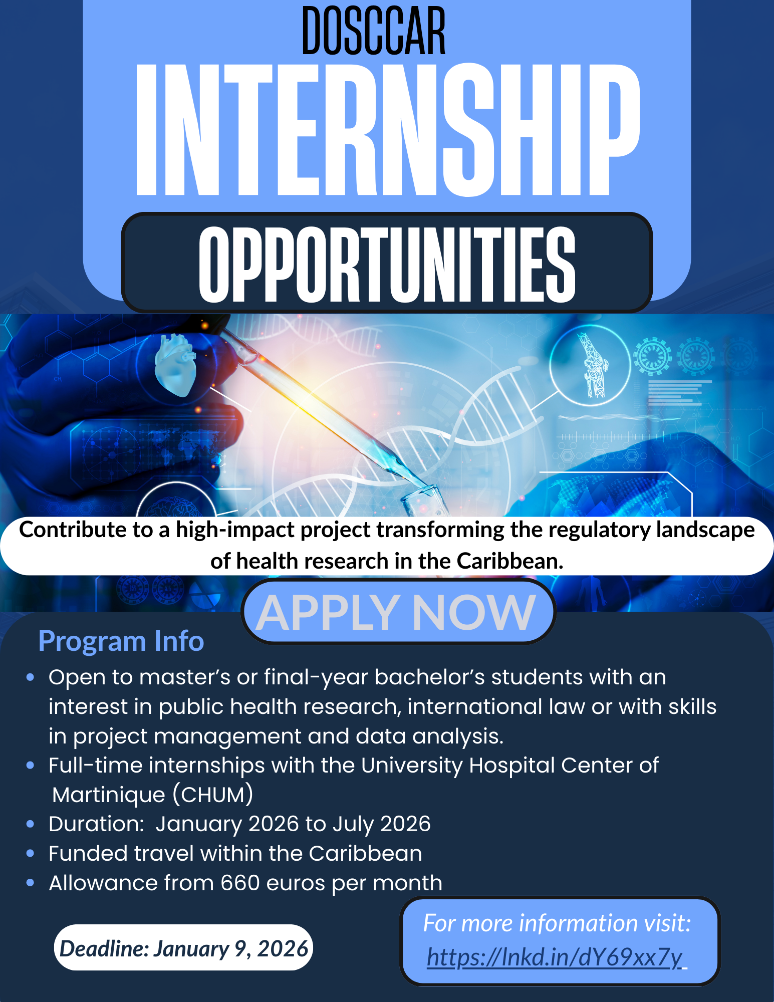 DOSCCAR Internship Opportunities