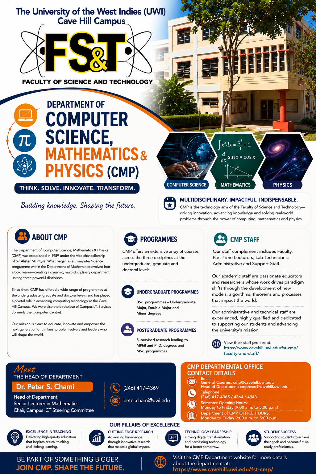 Flyer about our cmp department