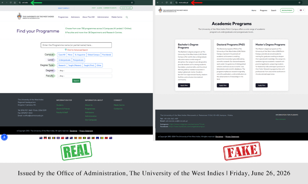 Fake website 2 1