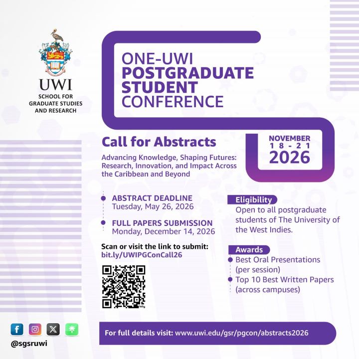Sgsr one uwi pg conference nov 2026