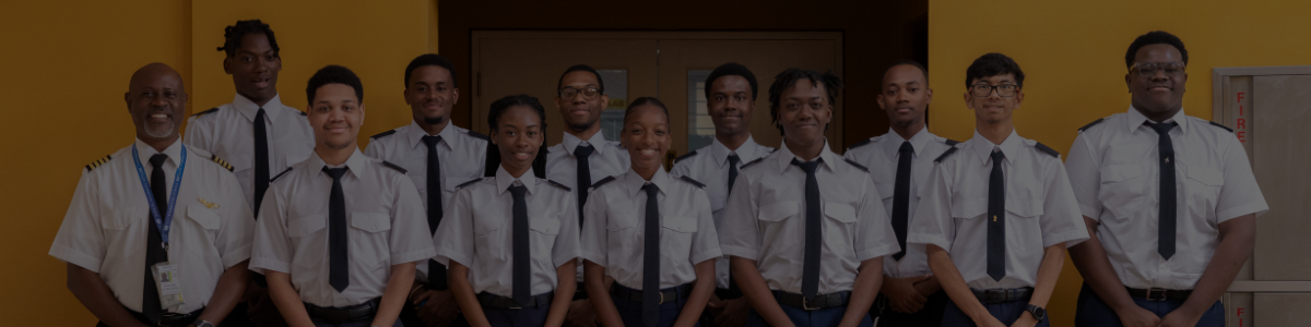 Group of aviation students at SCHSBM