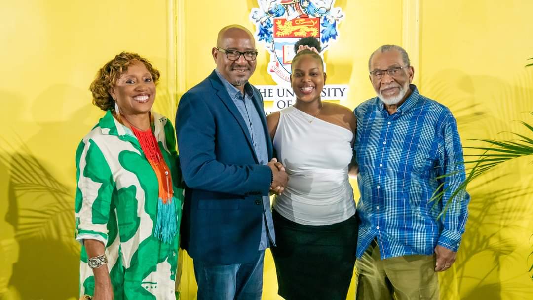 The UWI Student Awards Ceremony 2024 - Brancker Family and Awardee